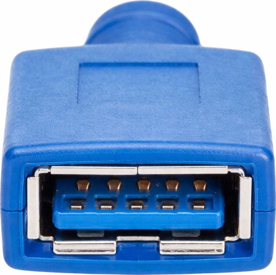 Cavo Superspeed USB A Femmina USB-C&trade Maschio 15cm Blu - 31