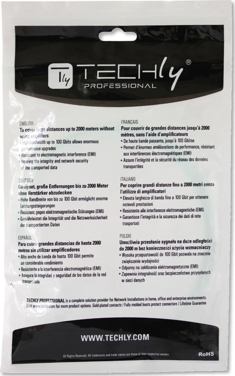 Cavo Fibra Ottica Multimodale OM4 LC/LC 50/125 5 m - 10