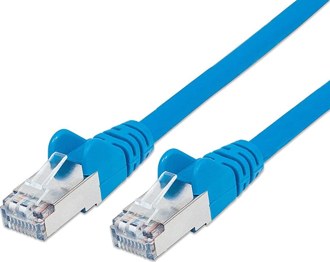 Cavo di rete Patch in rame Cat. 6 Blu SFTP LSZH 0,5m - 7
