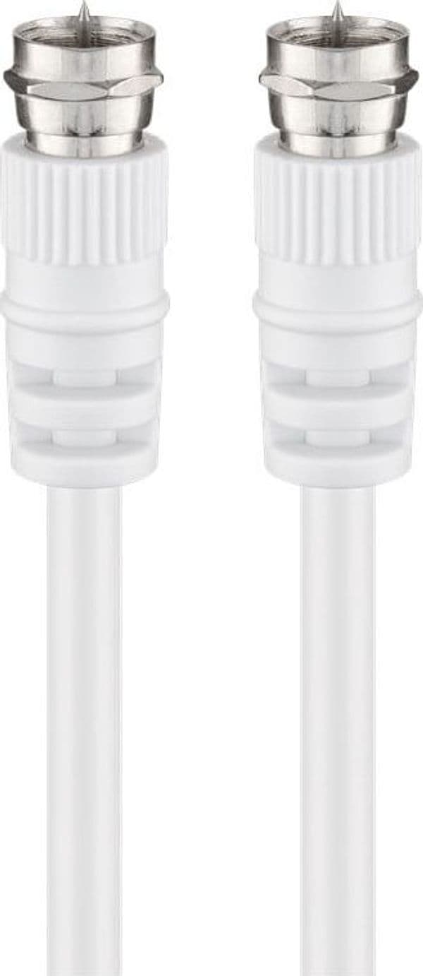 Cavo Antenna Satellite F/F 20 mt bianco - 8