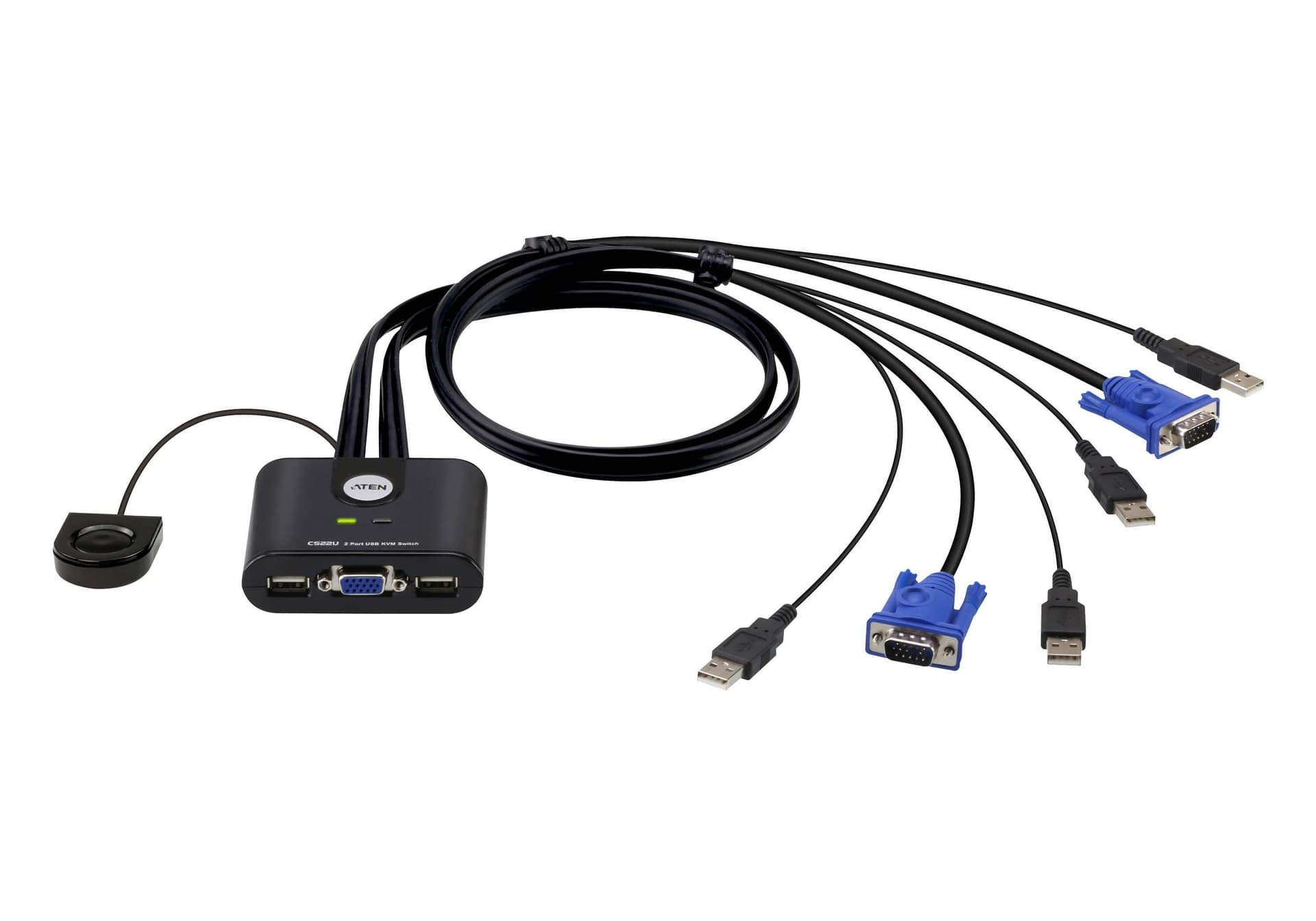 Switch KVM USB VGA a 2 porte, CS22U - 4