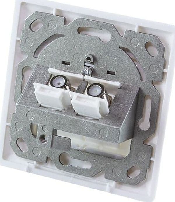 Adattatore Keystone IEC Femmina a F Femmina - 11