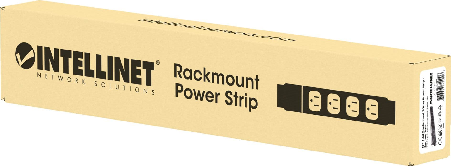 Multipresa per Rack 19'' 7 posti Spina Schuko Angolata 1U in Multiprese Scontolo.net - Potenza, commercioVirtuoso.it