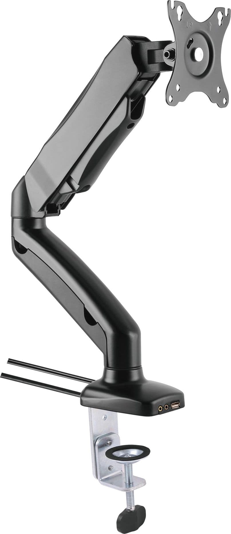 Supporto da Scrivania per Monitor 13-27'' con USB e audio - 11