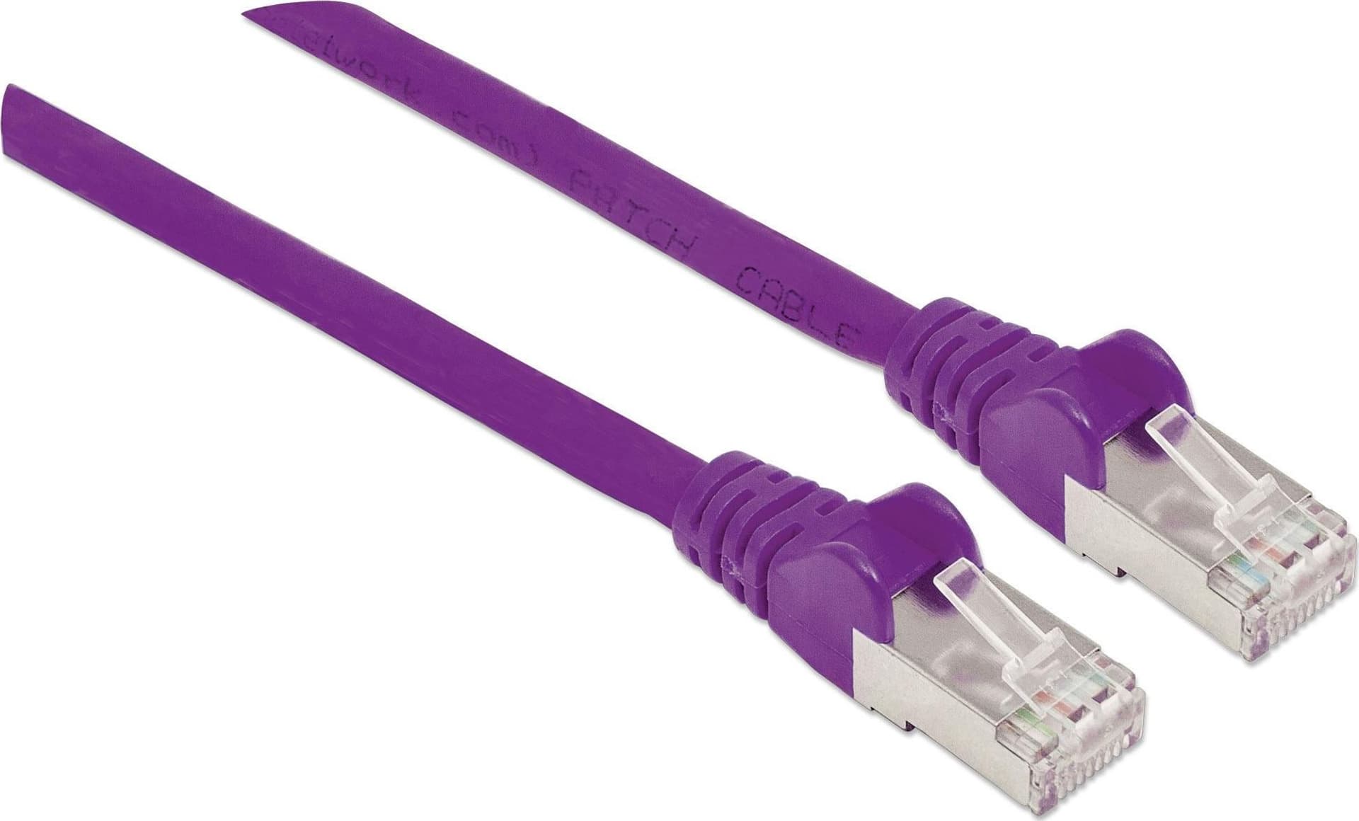 Cavo di rete Patch in rame Cat. 6 Viola SFTP LSZH 0,5m - 7
