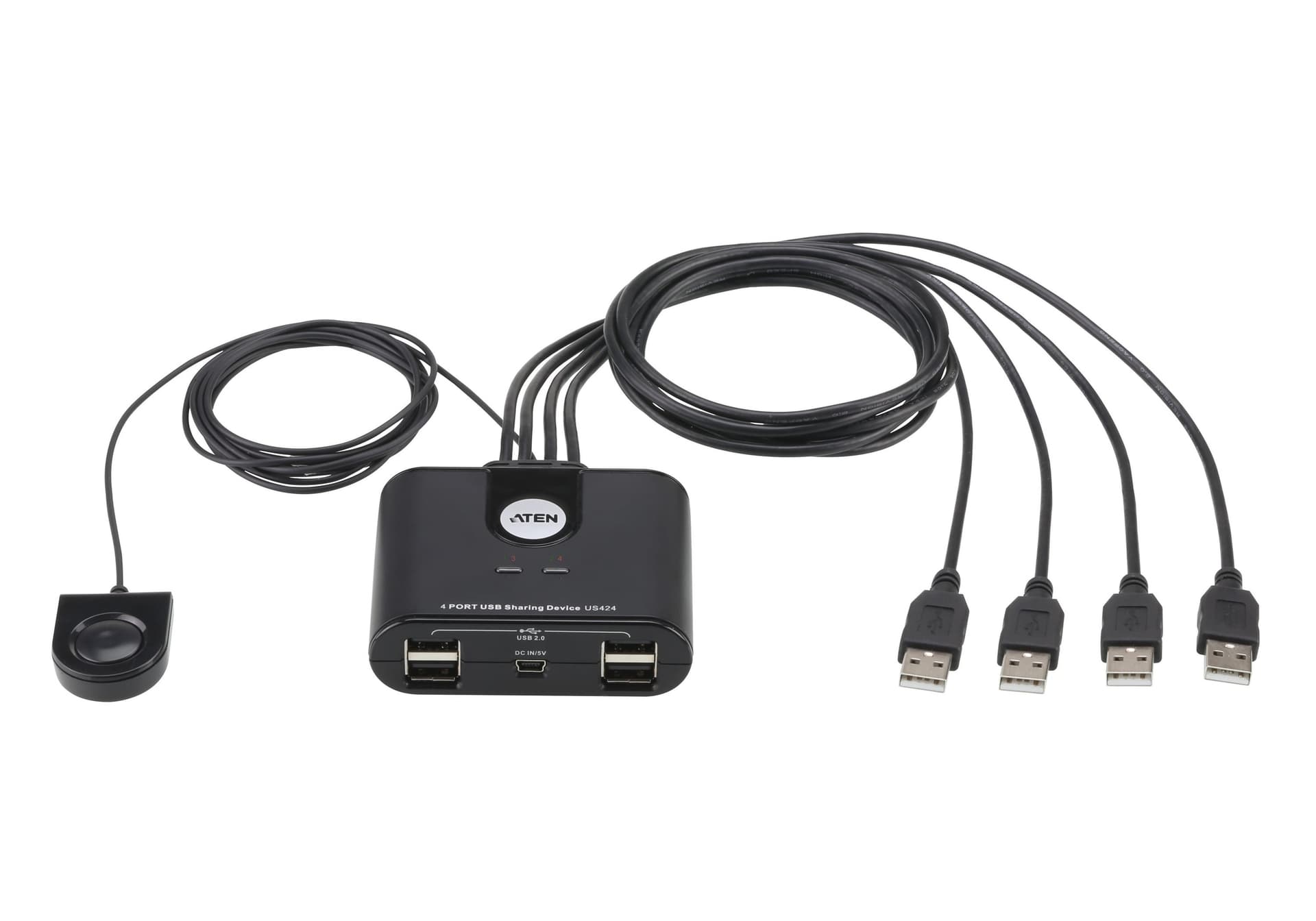 Switch di Condivisione Periferiche USB 2.0 a 4x4 porte, US424 - 14