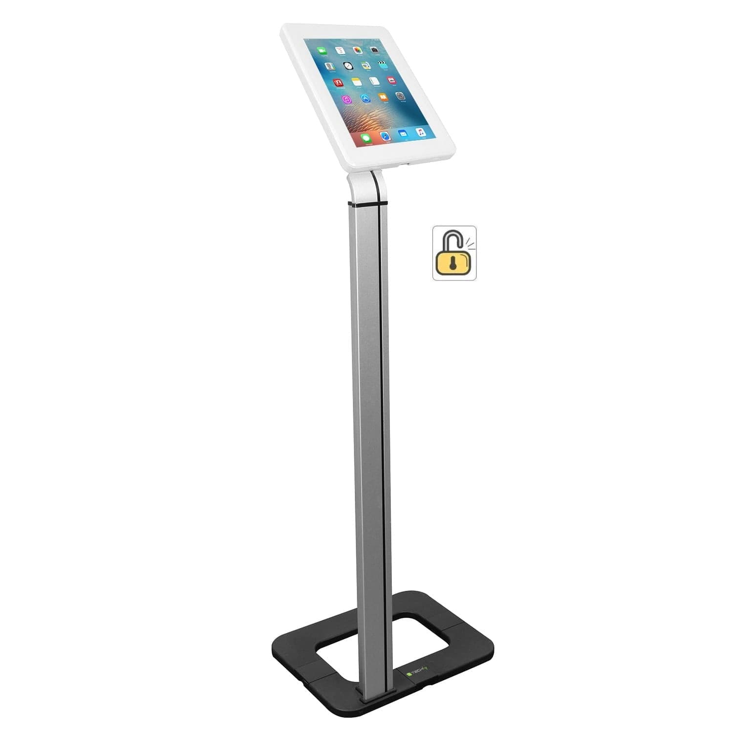 Supporto da Pavimento con Chiave di Sicurezza iPad/Tablet 9.7''-10.1'' - 18