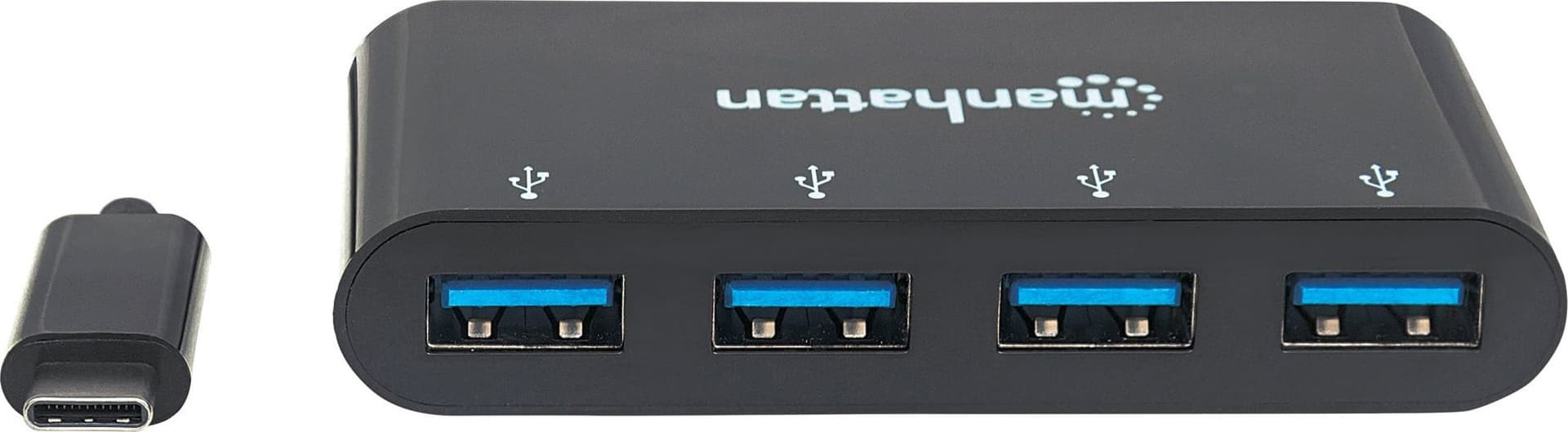 Hub USB-C&trade SuperSpeed 4 Porte USB-A 3.2 Gen 1 Femmina Nero - 16