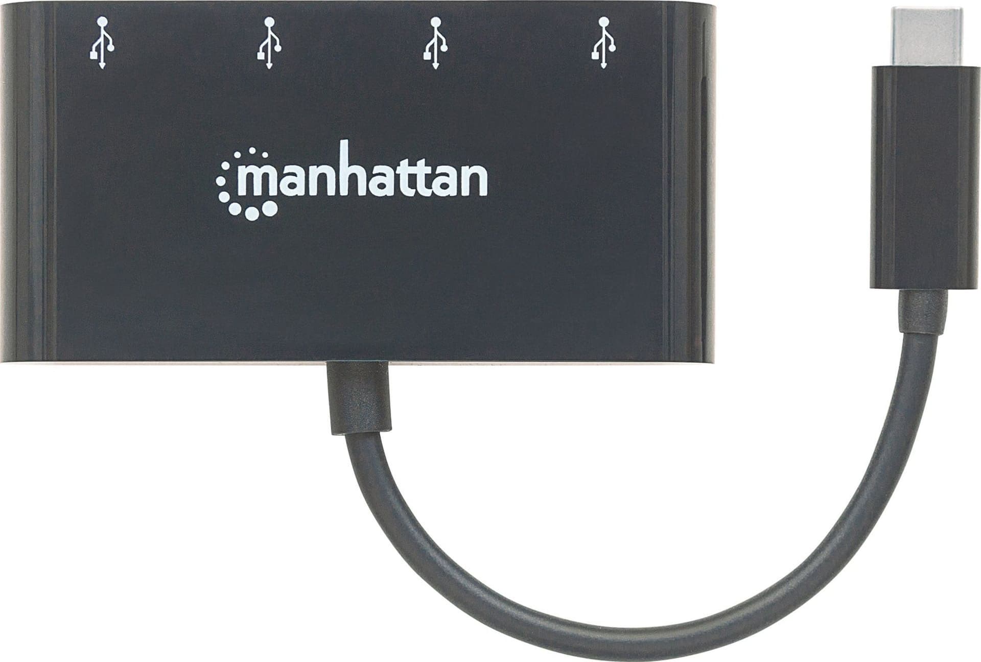 Hub USB-C&trade SuperSpeed 4 Porte USB-A 3.2 Gen 1 Femmina Nero - 17