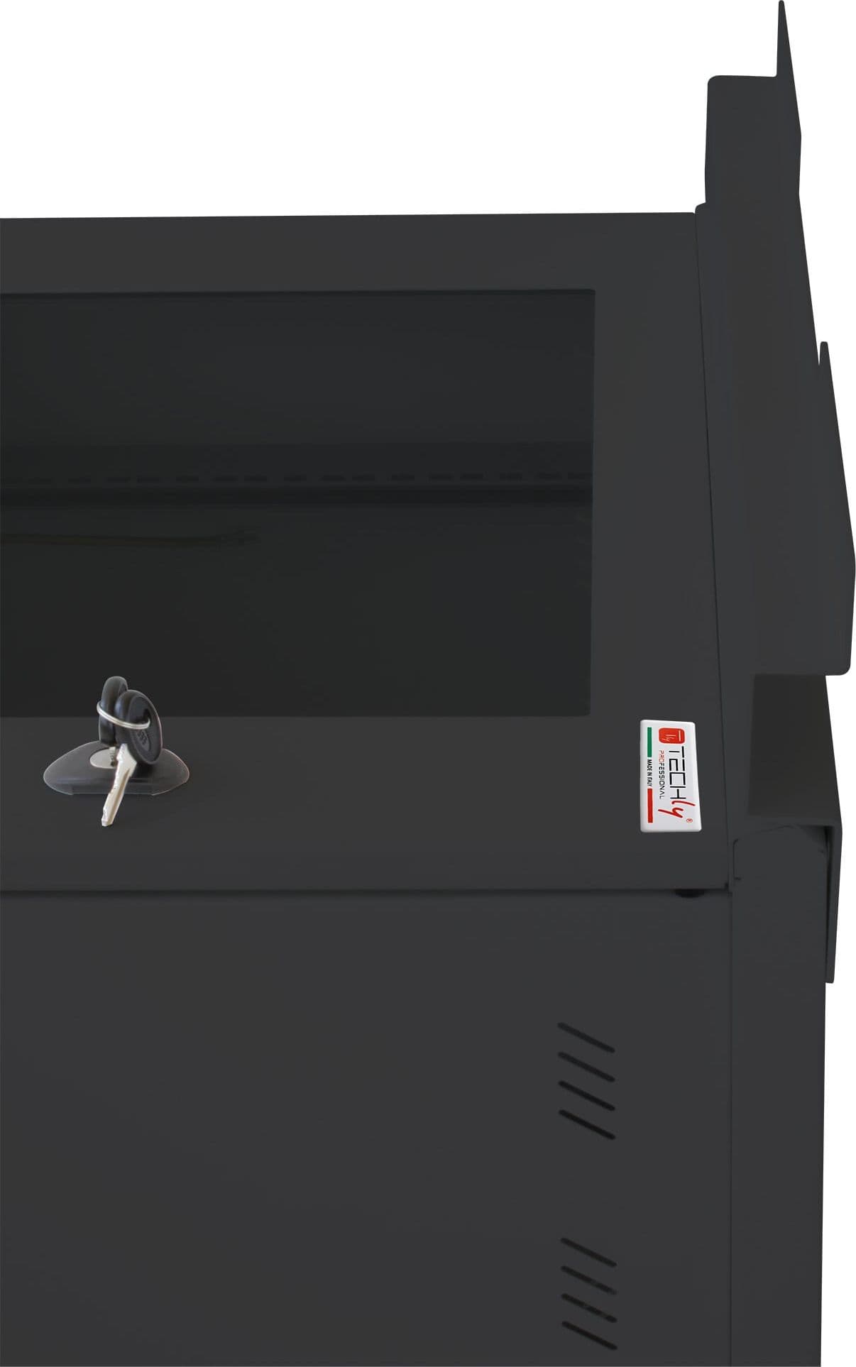 Staffe a Parete per Fissaggio Armadio Serie EE Nero - 6