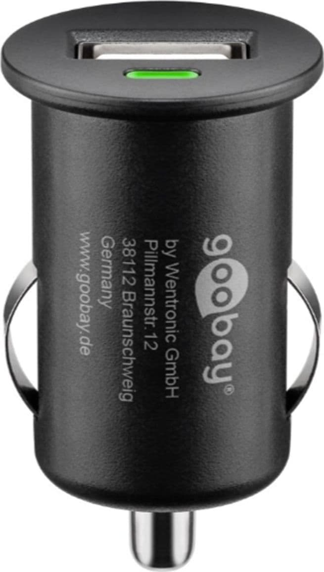 Caricatore Compatto da Auto/Camion 1 porta USB con uscita 1A Nero - 9