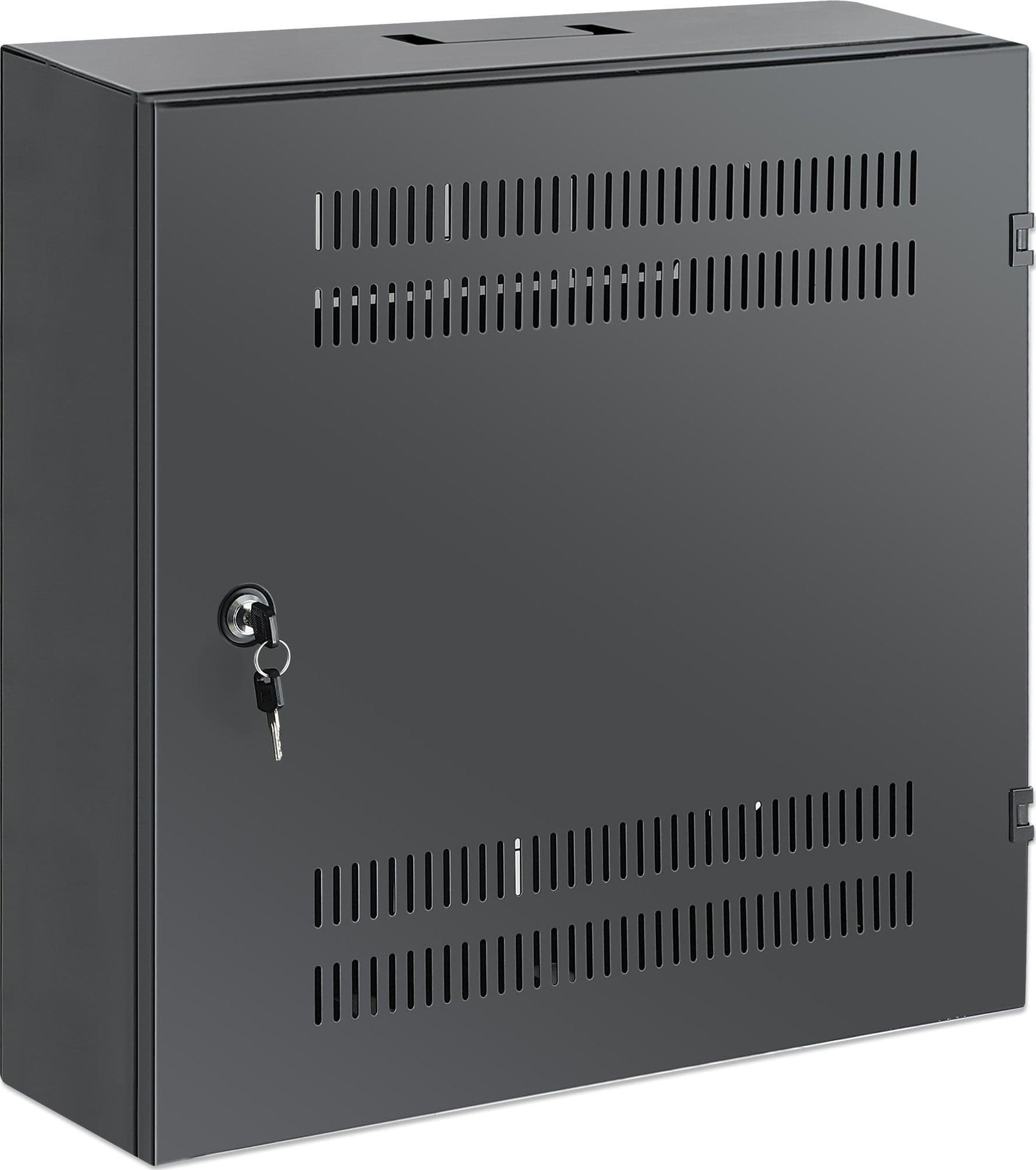 Armadio 19'' a muro a basso profilo con montanti orizzontali 4U e verticali 2U - 12