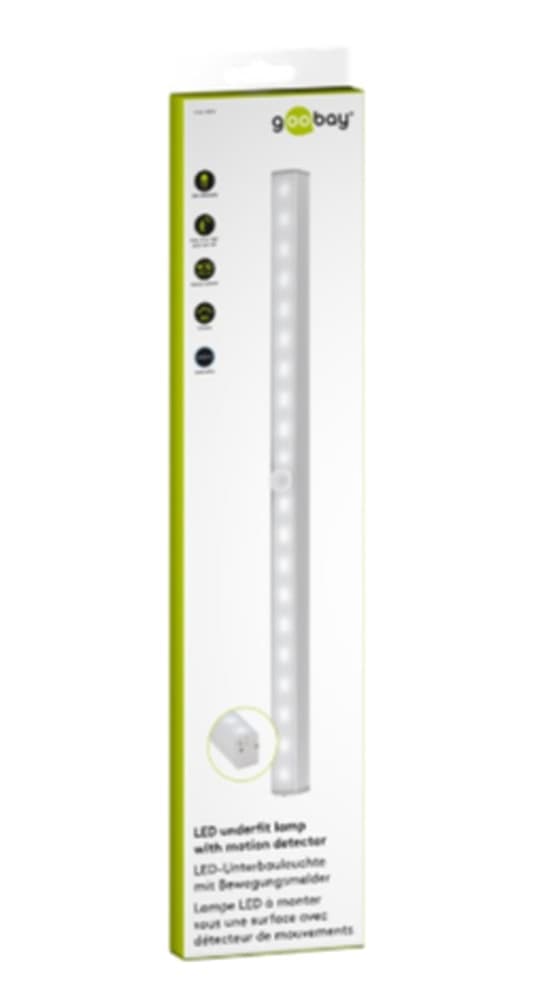 Lampada da Incasso a LED con Rilevatore di Movimento Bianco Freddo - 10