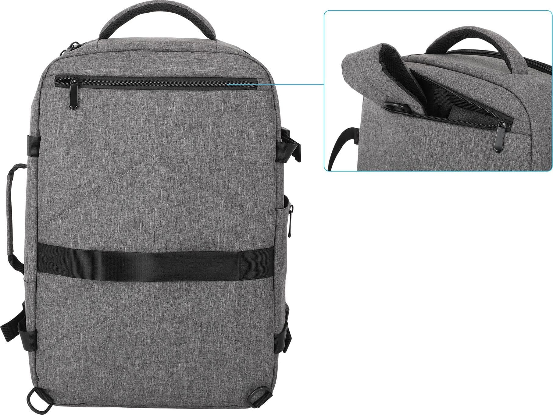 Zaino per Notebook 17.3'' Bagaglio a Mano Borsone da Viaggio Roma - 14