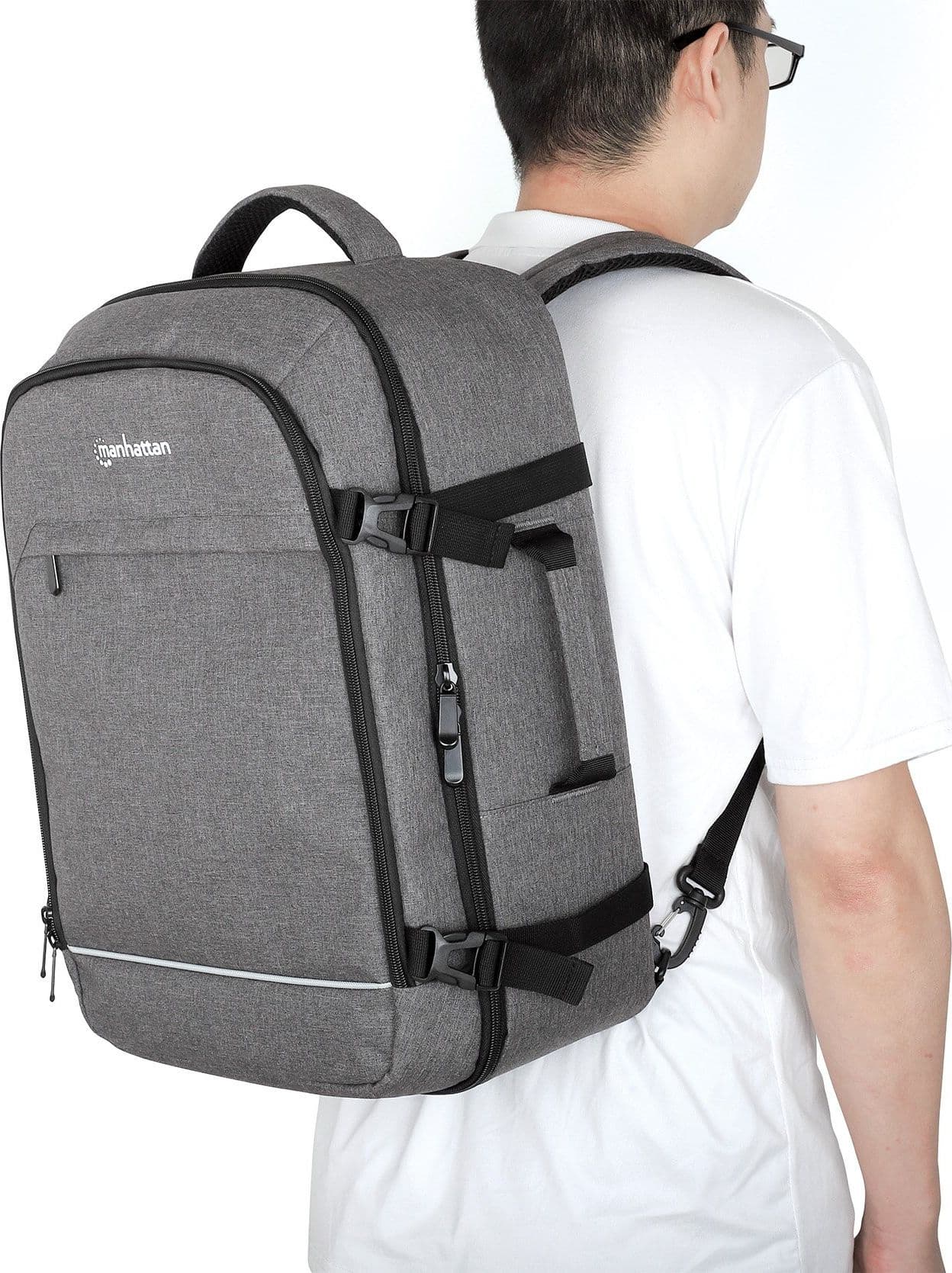 Zaino per Notebook 17.3'' Bagaglio a Mano Borsone da Viaggio Roma - 4