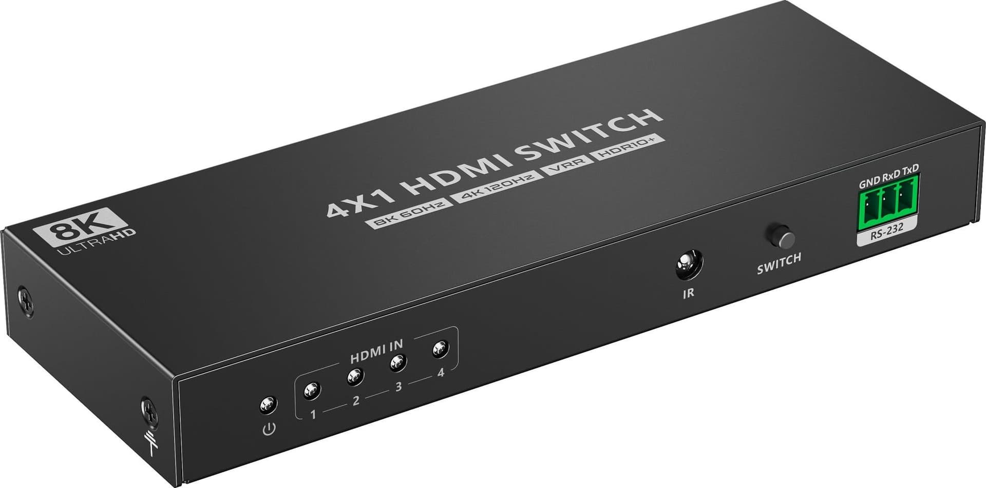 Switch 4x1 HDMI 2.1 8K 3D con SPDIF Ottico - 11