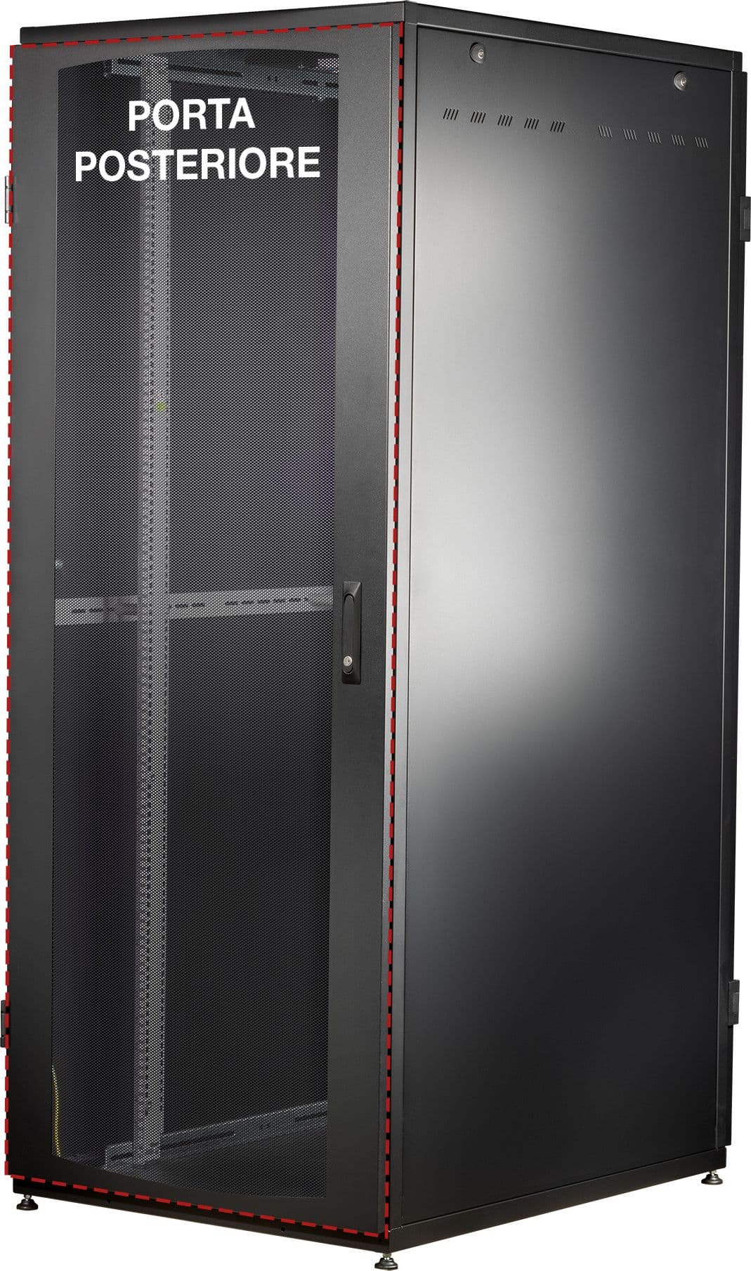 Armadio Server Rack NextGen 1000 19'' 800x1000 47U Nero Porta Grigliata - 13