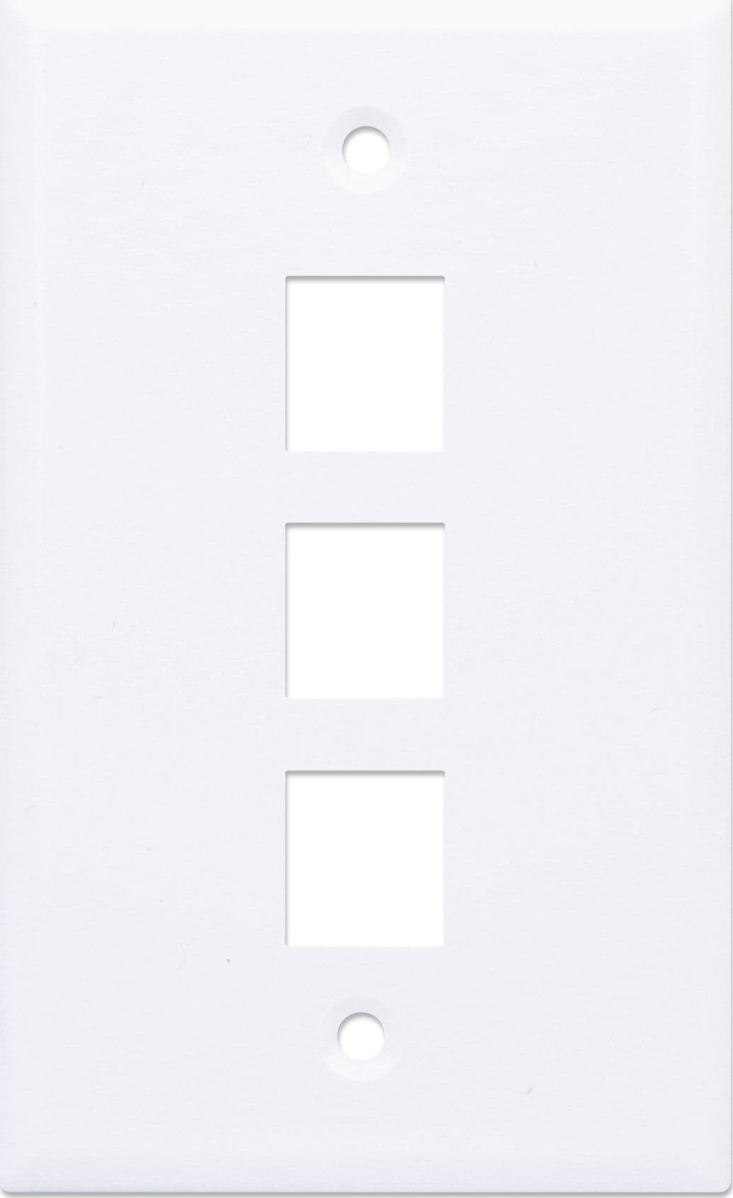 Placca Porta Frutti 3 Posti Mod.503 Bianco - 12