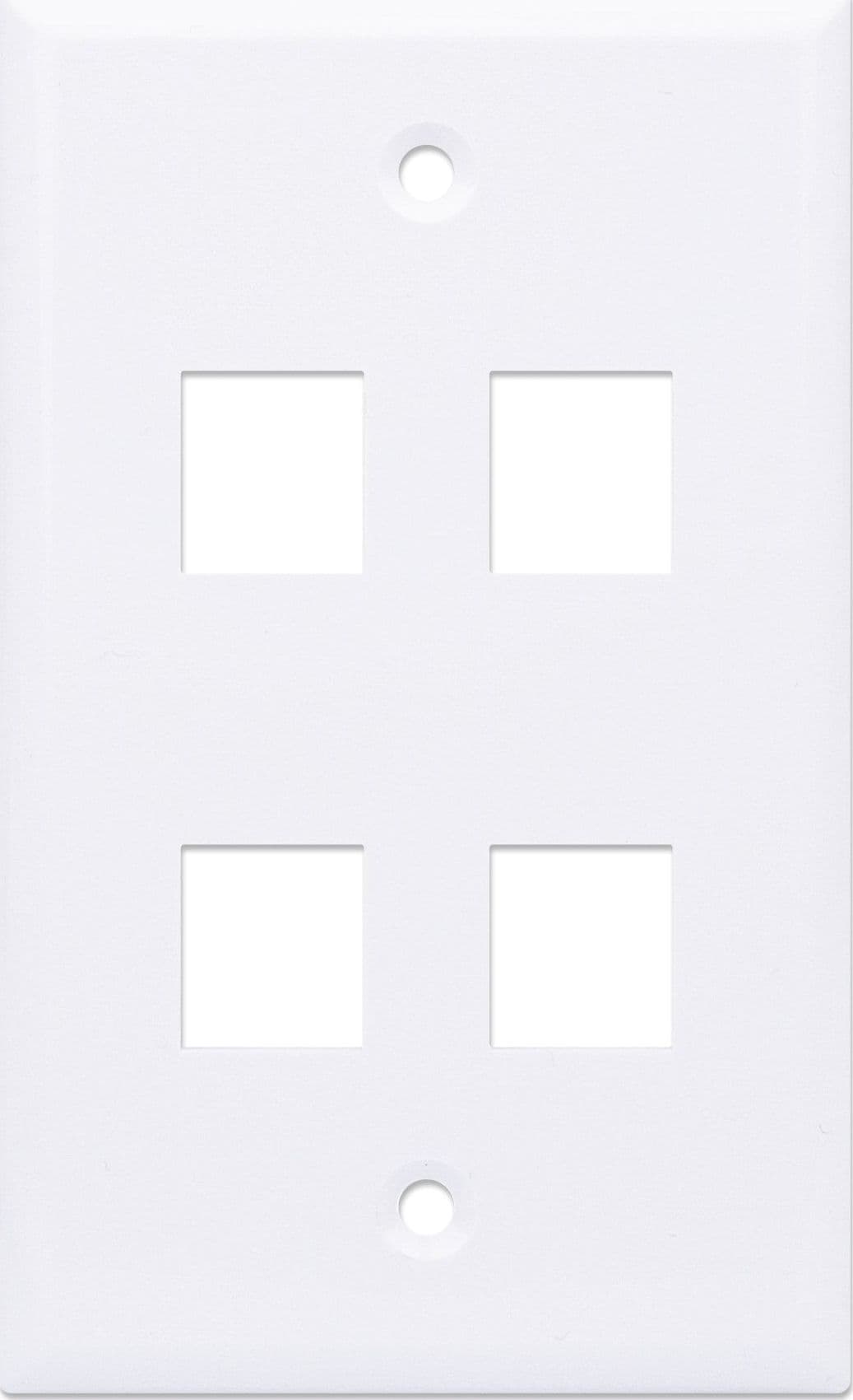 Placca Porta Frutti 4 Posti Mod.503 Bianco - 11
