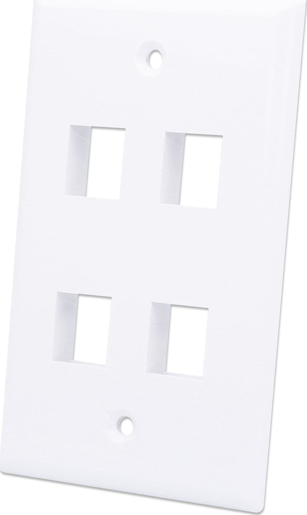 Placca Porta Frutti 4 Posti Mod.503 Bianco - 9
