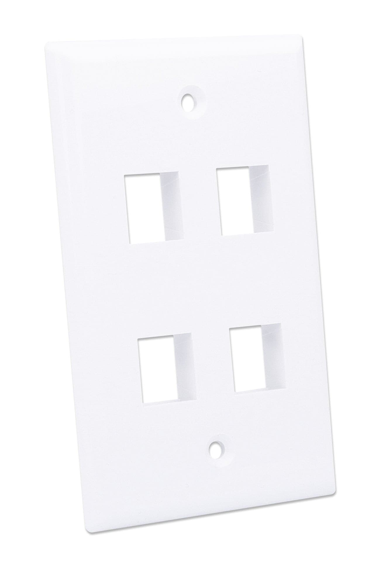 Placca Porta Frutti 4 Posti Mod.503 Bianco - 10