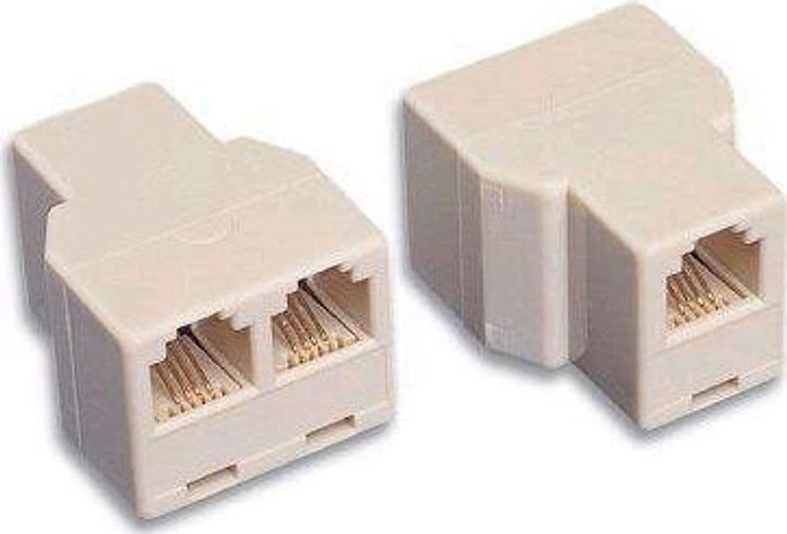 Accoppiatore telefonico 2x 6P6C F a 6P6C F - 7