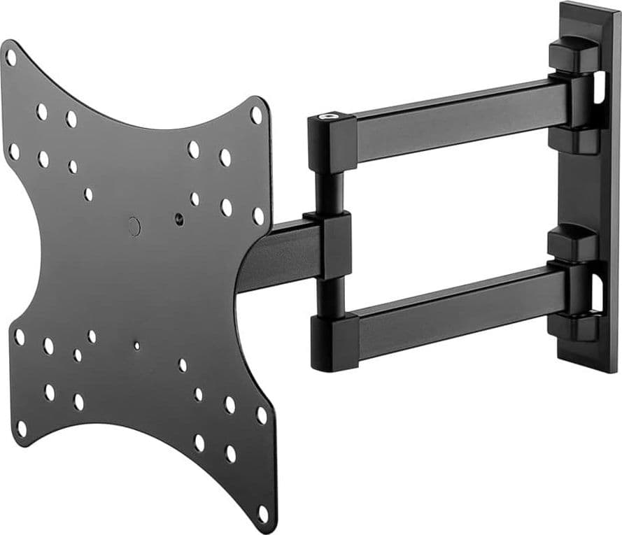 Supporto a Muro per TV LED LCD 23-42'' Inclinabile 3 Snodi Nero - 11