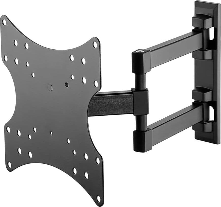 Supporto a Muro per TV LED LCD 23-42'' Inclinabile 3 Snodi Nero - 10