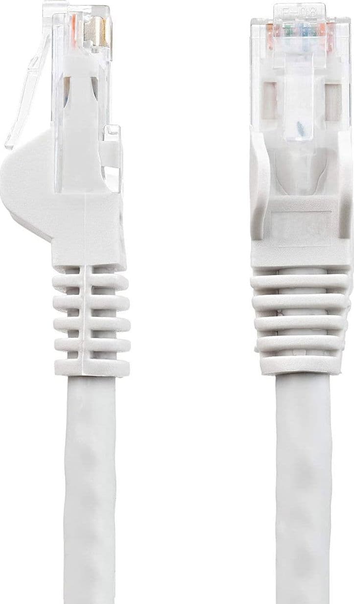 Cavo di rete Patch in CCA Cat. 6 Bianco UTP 0,5 m - 8