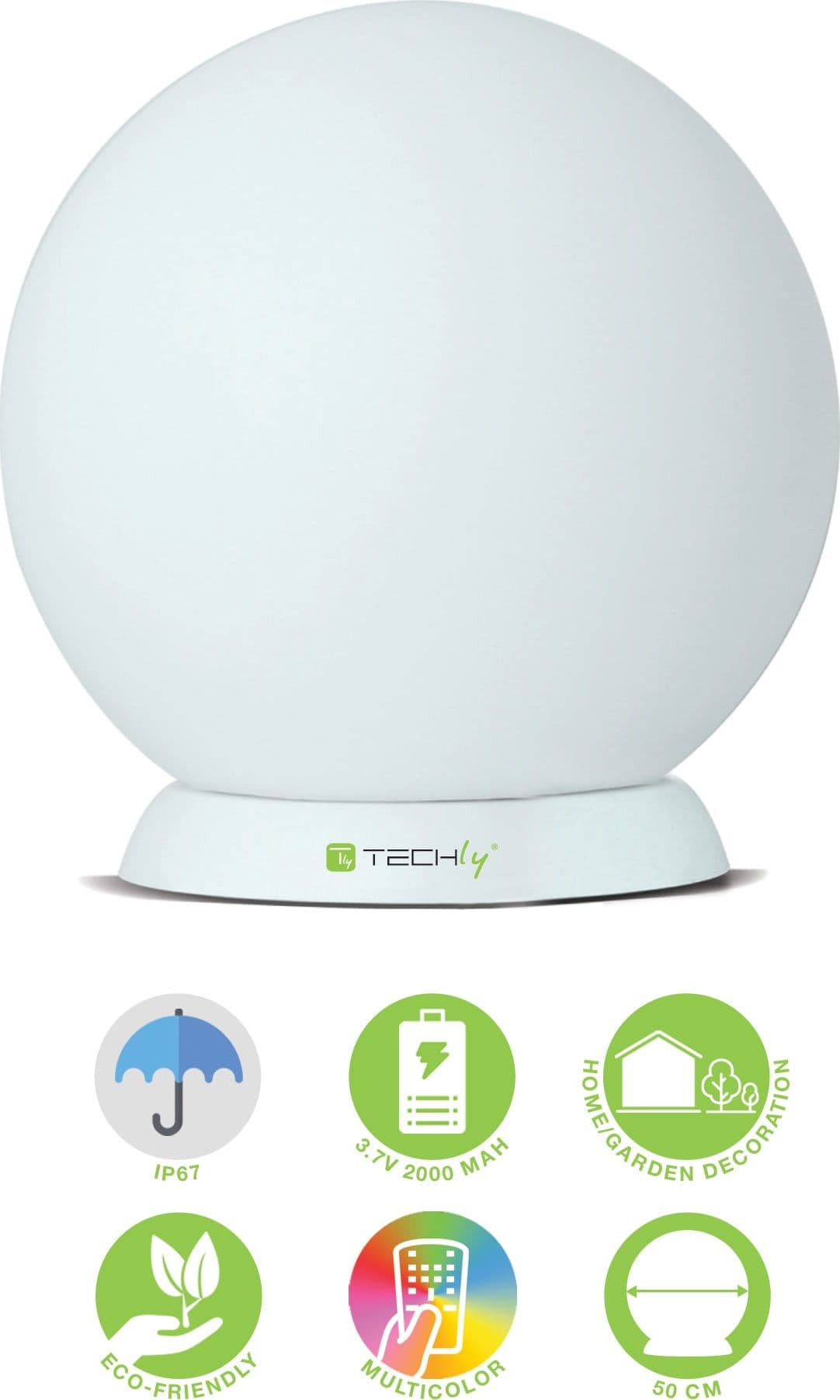 Lampada LED Multicolor da Arredo Sfera Large - 13