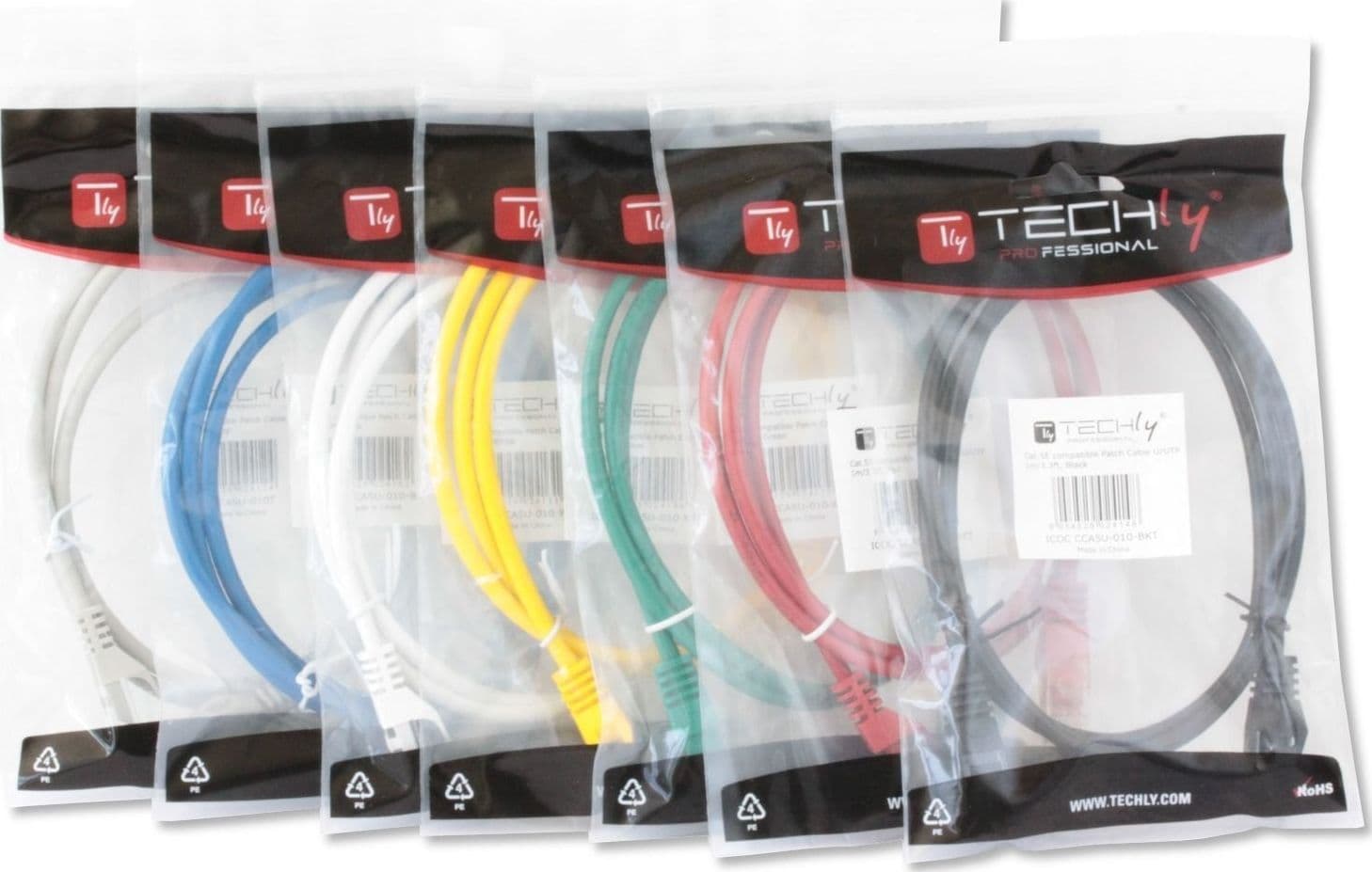 Cavo di Rete Patch in Rame Cat.6 Nero UTP 5m - 9