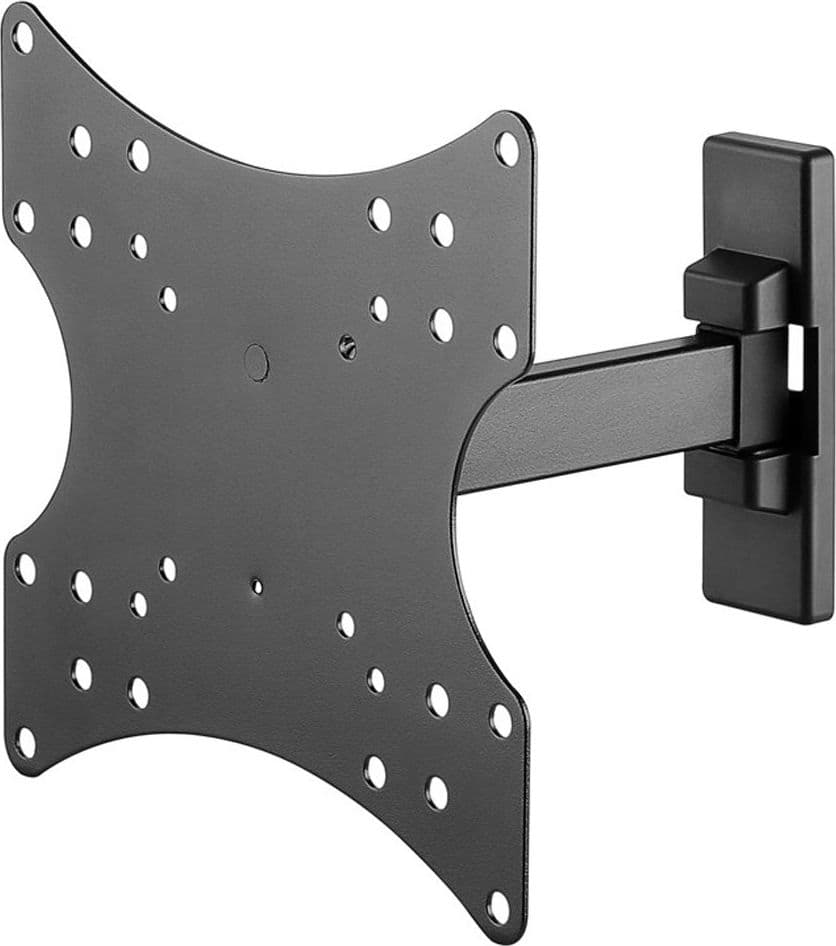 Supporto a muro per TV LED LCD 23 - 42'' inclinabile 2 snodi nero - 12