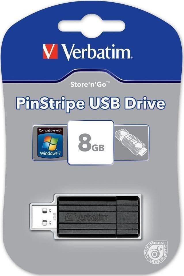 Memoria USB 2.0 PinStripe da 8Gb Colore Nero - 6