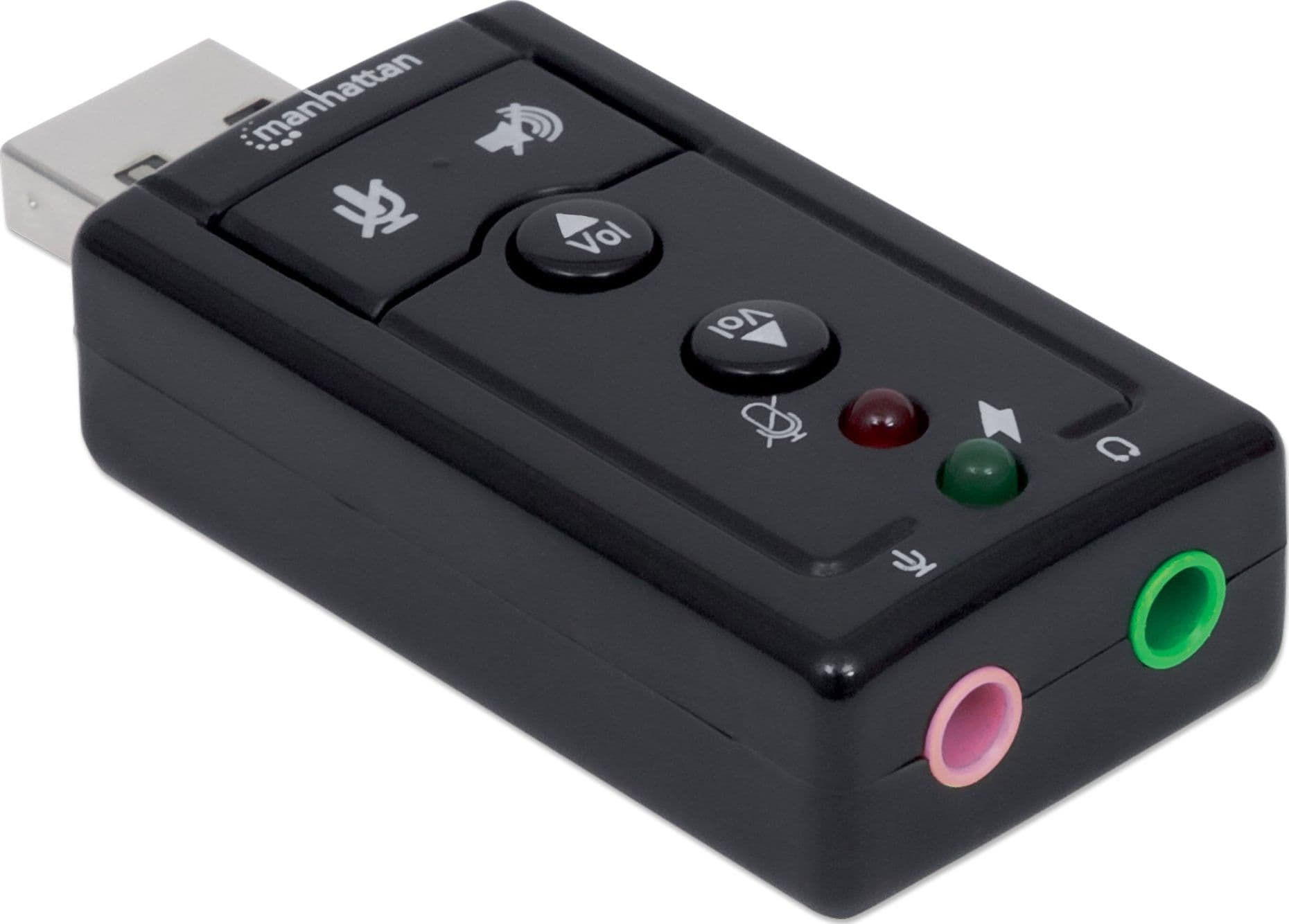 Scheda Audio Stereo USB 2.0 Virtual 7.1 Canali - 16