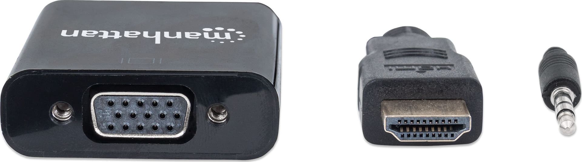 Cavo Convertitore da HDMI a VGA con Audio e MicroUsb 30cm Nero - 14