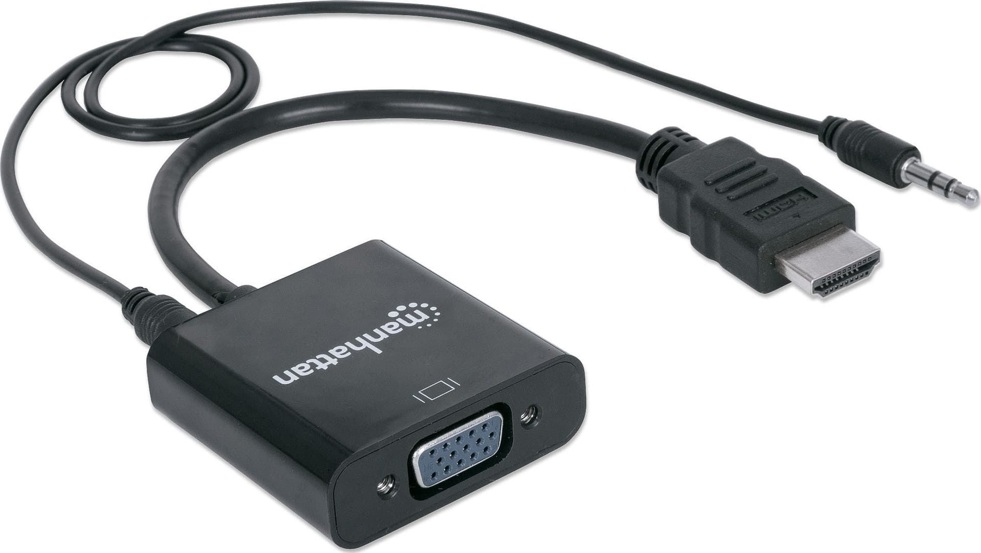 Cavo Convertitore da HDMI a VGA con Audio e MicroUsb 30cm Nero - 16