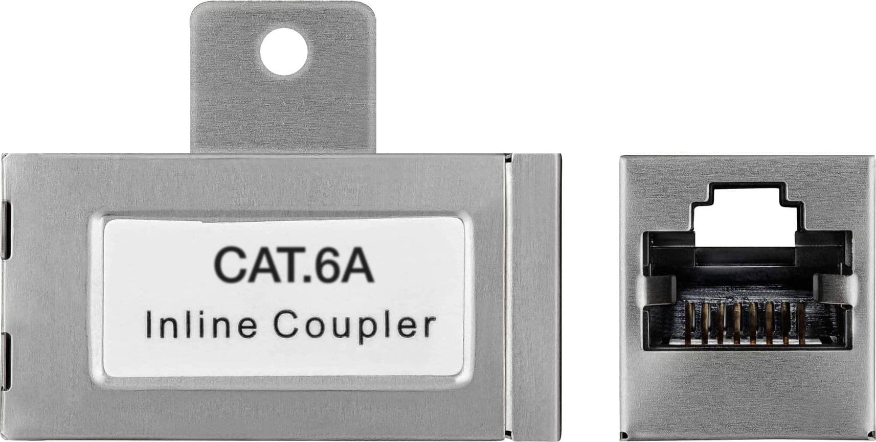 Adattatore Modulare RJ45 STP Cat.6A con Flange di Fissaggio - 11