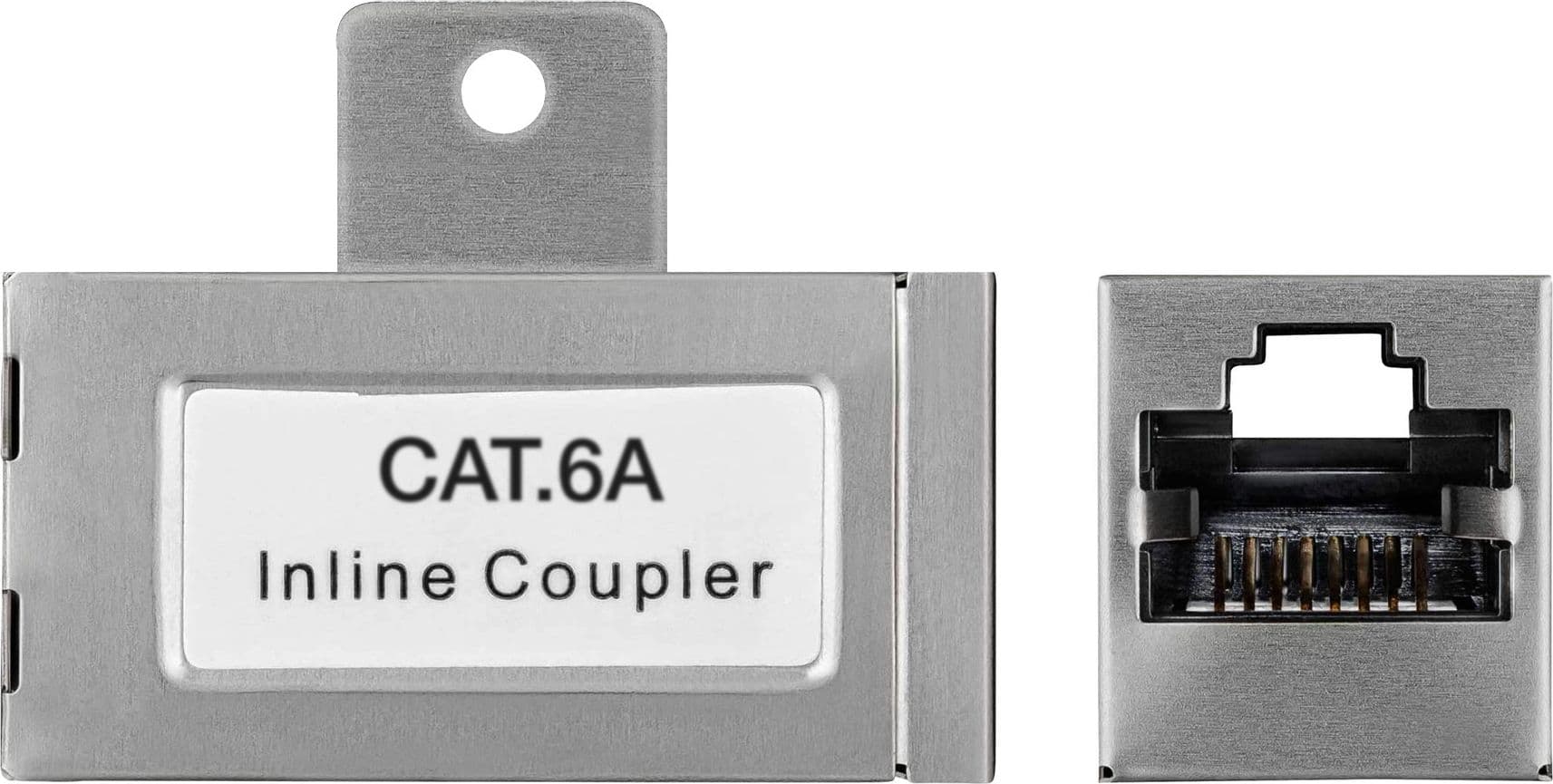 Adattatore Modulare RJ45 STP Cat.6A con Flange di Fissaggio - 7