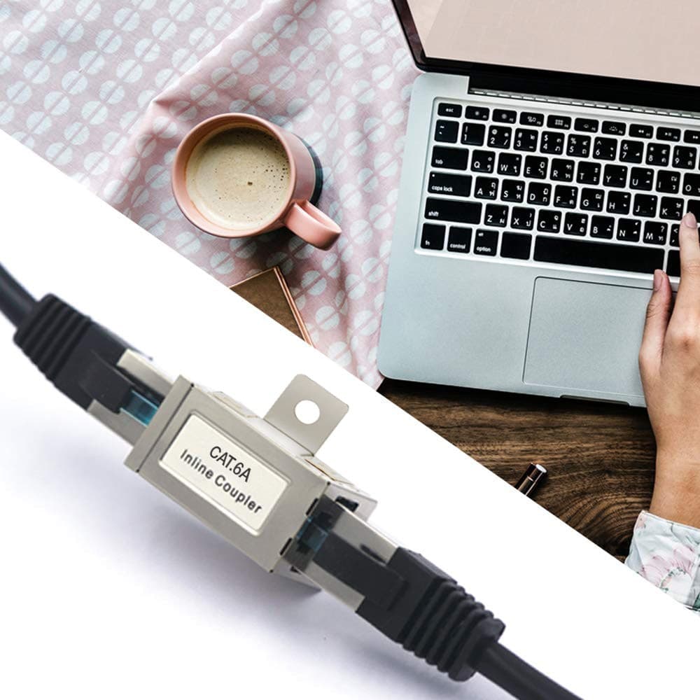 Adattatore Modulare RJ45 STP Cat.6A con Flange di Fissaggio - 9