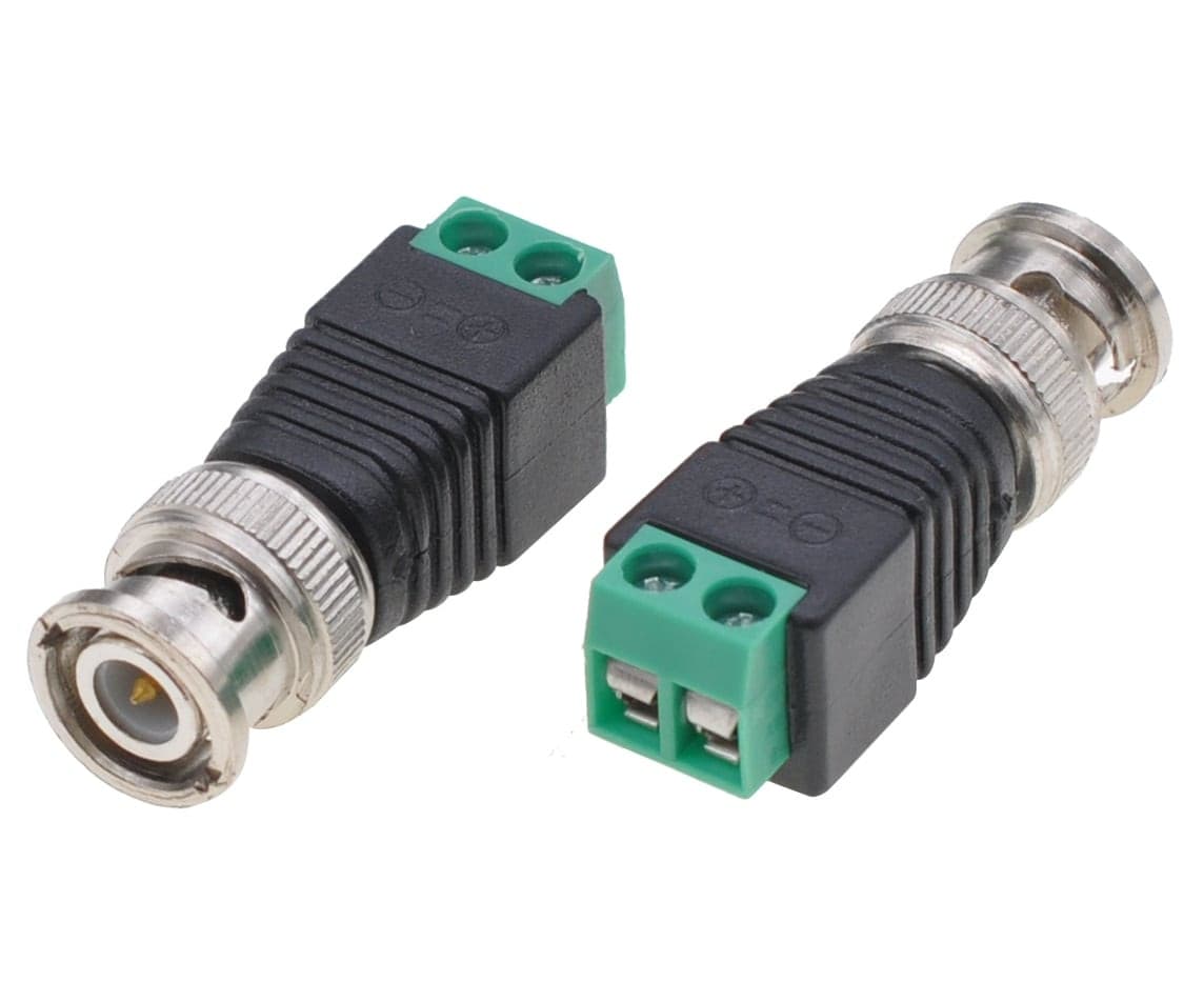 Adattatore Connettore Terminal Block 2-pin a BNC Maschio - 10