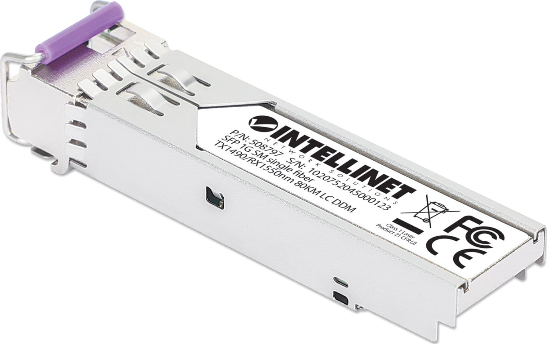 Transceiver SFP Fibra Ottica Monomodale LC 1000Base-BX Bidirezionale WDM - 13