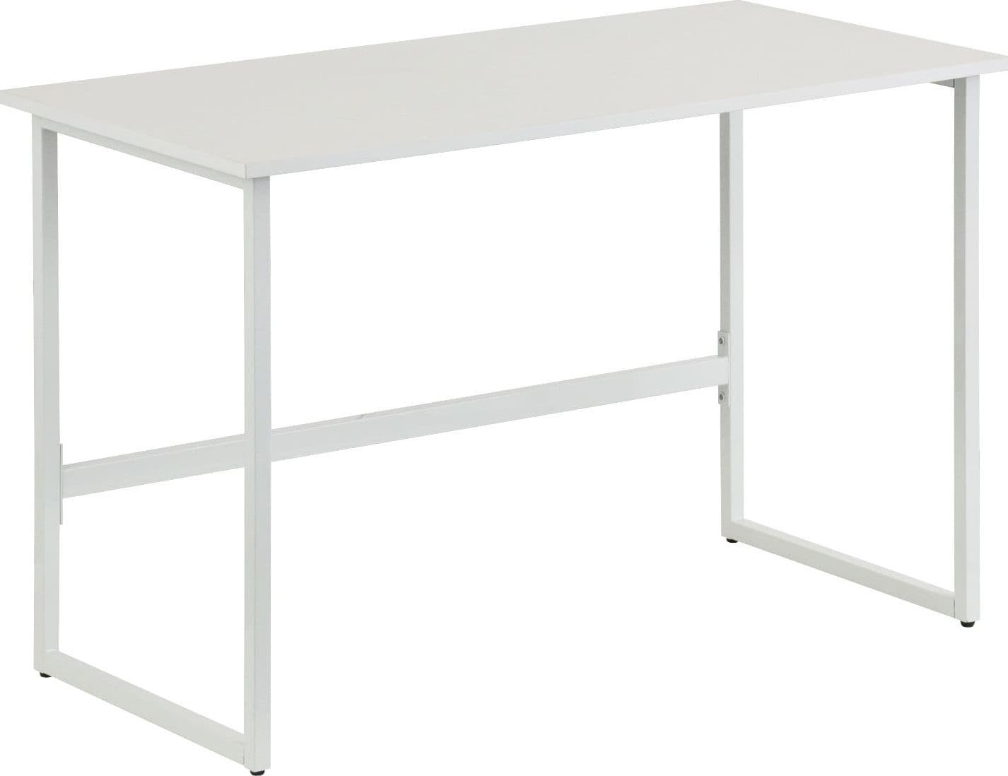 Scrivania per Computer dal Design Moderno per Casa e Ufficio Bianco - 14