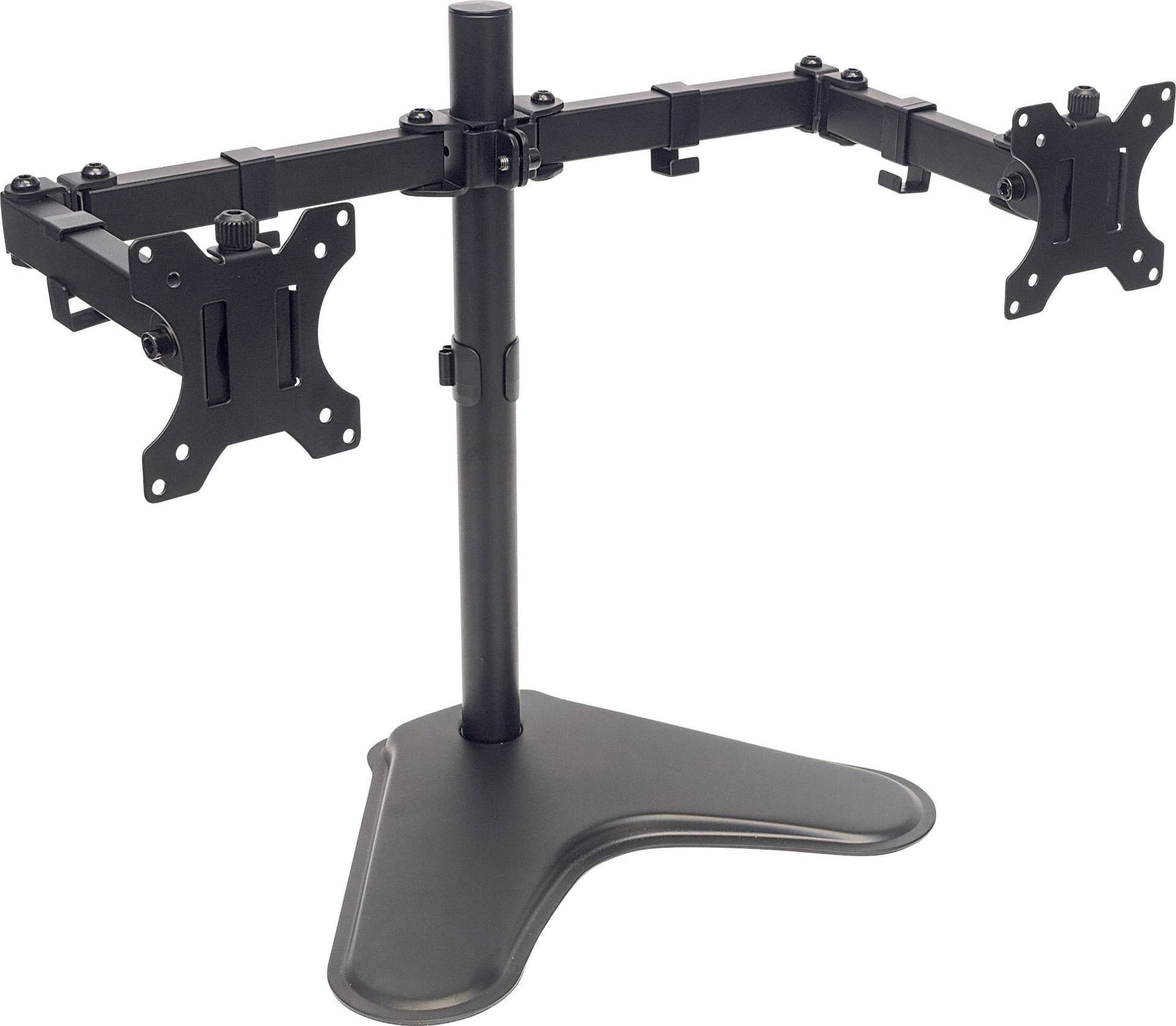 Supporto da Scrivania per 2 Monitor 13-32'' con Base e Doppio Snodo - 2