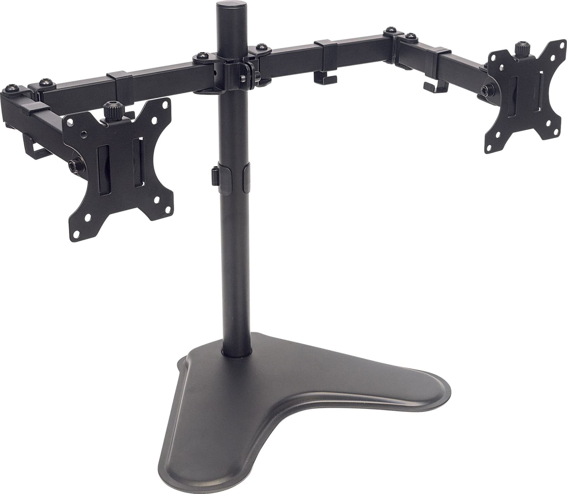 Supporto da Scrivania per 2 Monitor 13-32'' con Base e Doppio Snodo - 7
