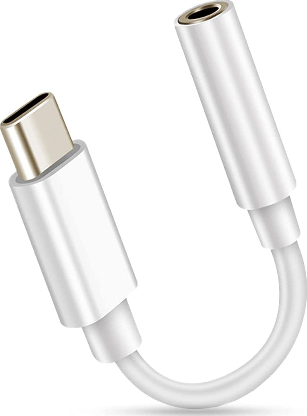 Cavo da USB-C&trade Maschio a Audio 3.5 mm Femmina 12 cm Bianco - 10