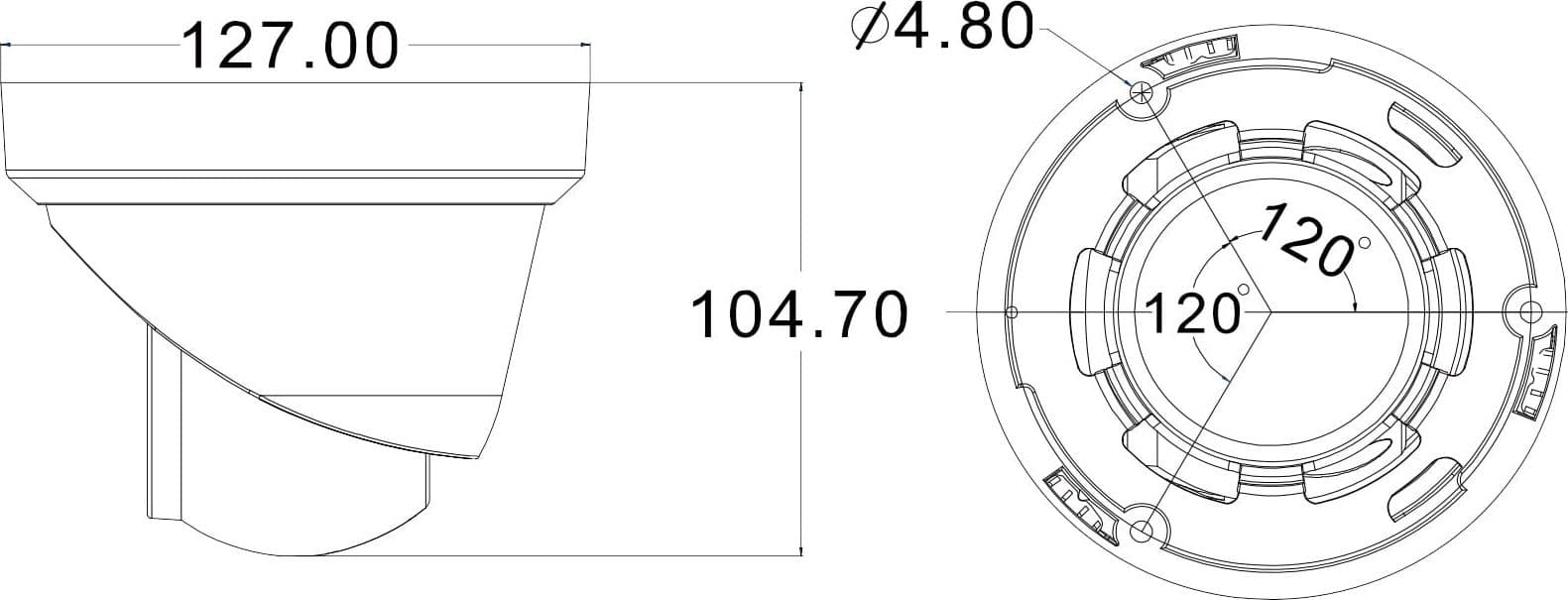 Telecamera IP Dome H.265 da 5MP Rilevamento Basato su AI, DGM5206SVAT - 7