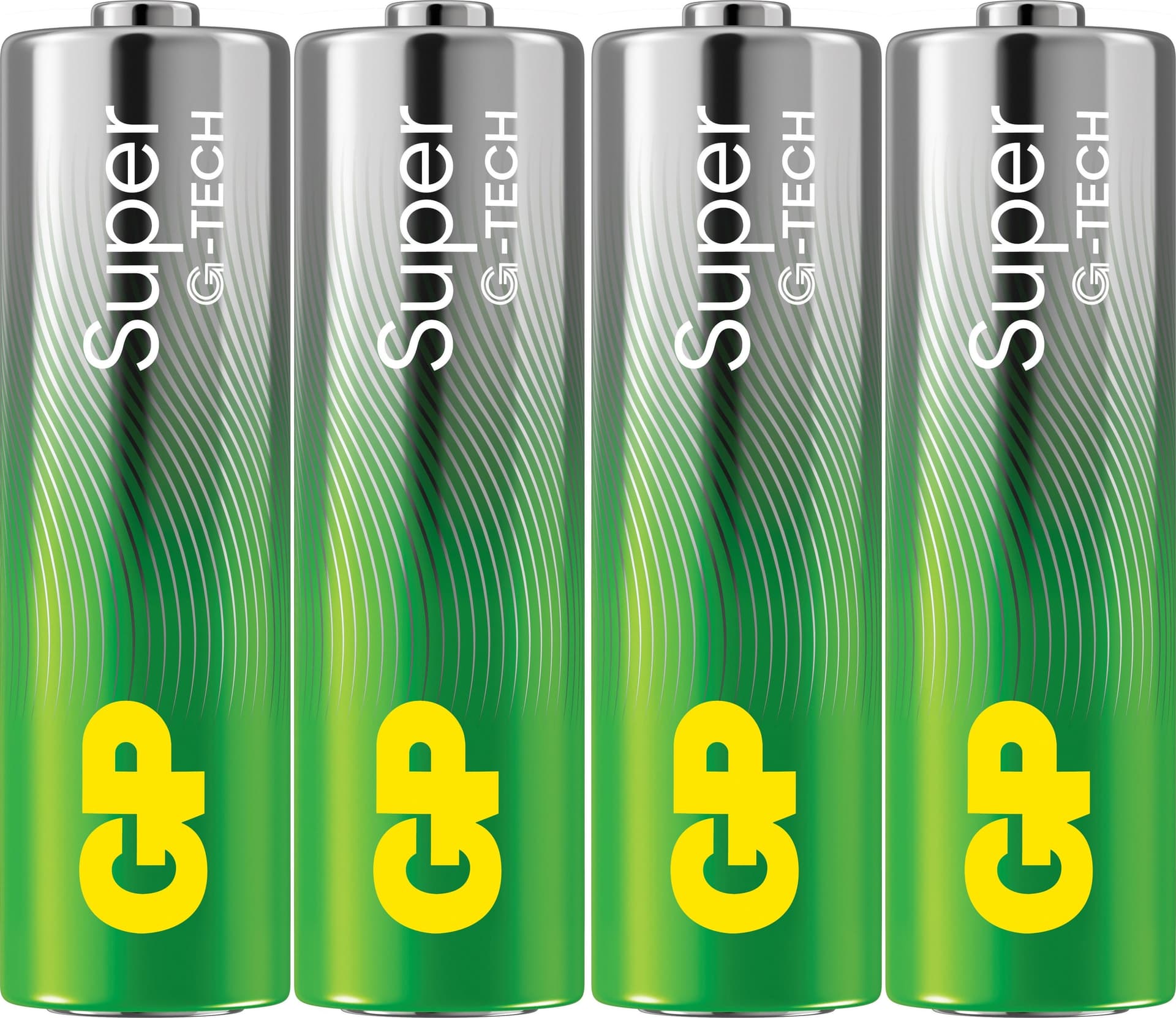 Confezione 4 Batterie GP Super Alcaline Stilo AA 15A/LR6 - 6