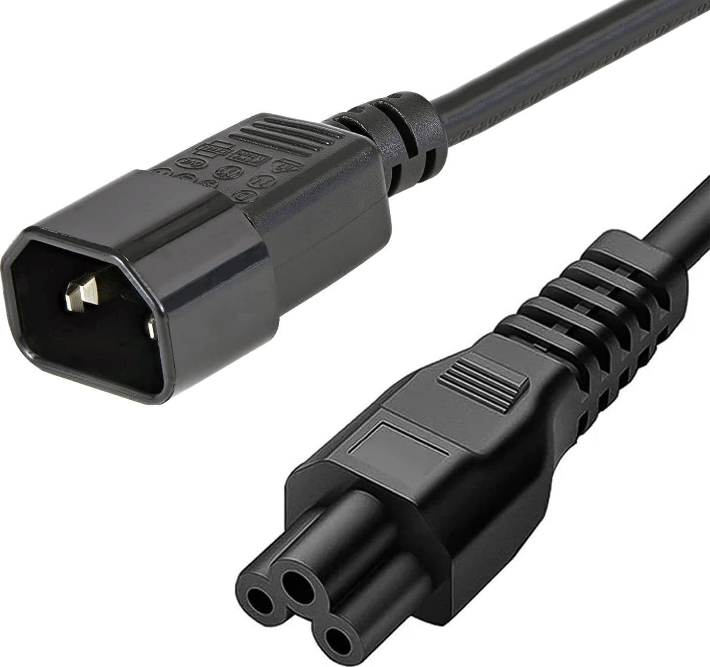 Cavo conversione C5 F a C14 M 1,8 mt nero - 10