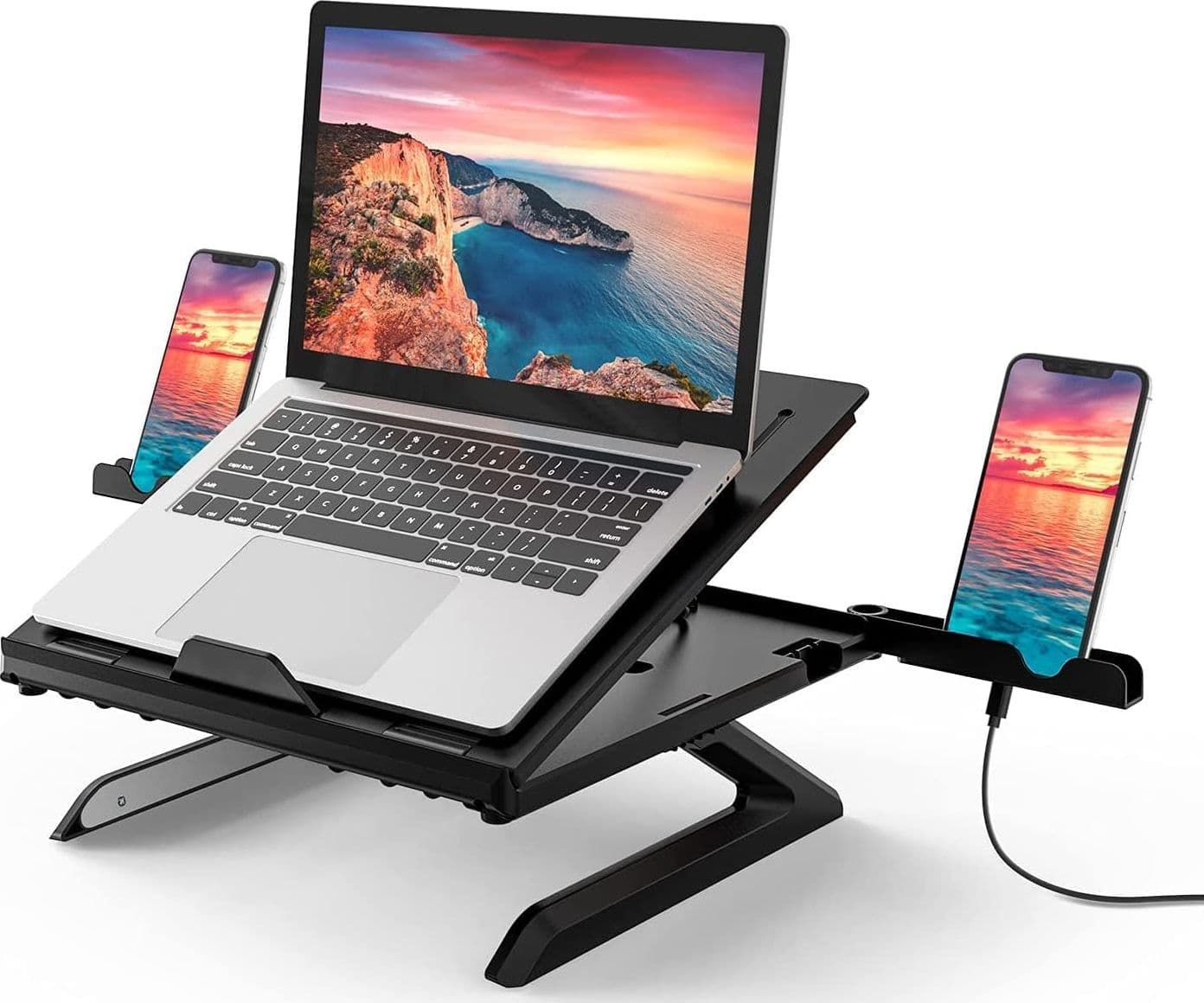 Supporto per Notebook e Tablet 10-15.6'' Ergonomico Nero - 11