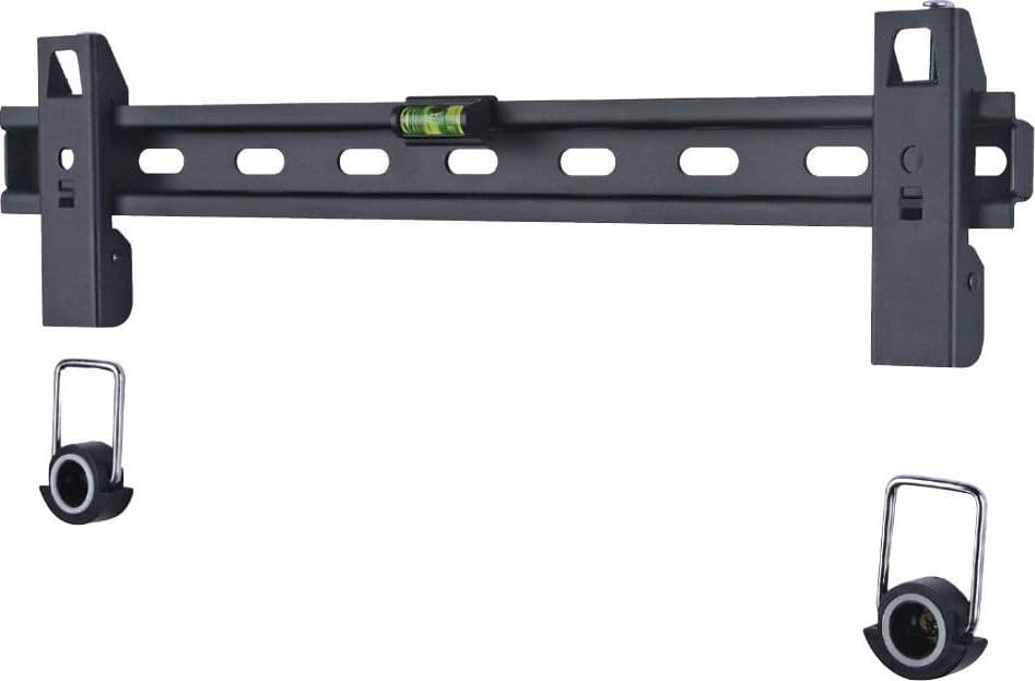 Staffa Muro Fissa Slim con Distanziali TV LED LCD 23-55'' Nero - 8